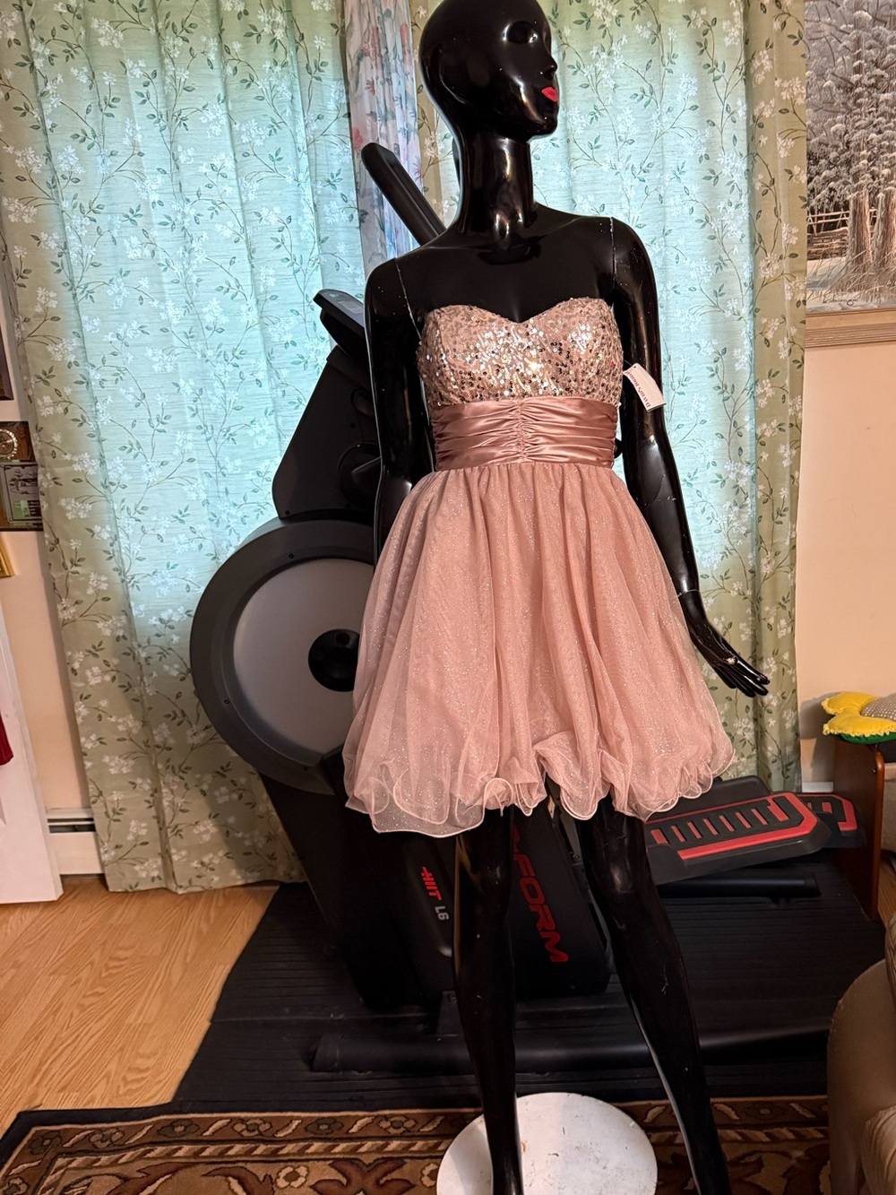 David’s Bridal Speechless Sparkle Dress size 3